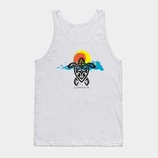 Tribal Turtle Sunset / Luana Kai Maui Tank Top